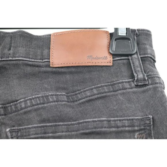 Madewell Womens 26 9" High Rise Skinny Denim Jean Lunar Wash Stretch Ripped Knee - Picture 6 of 12